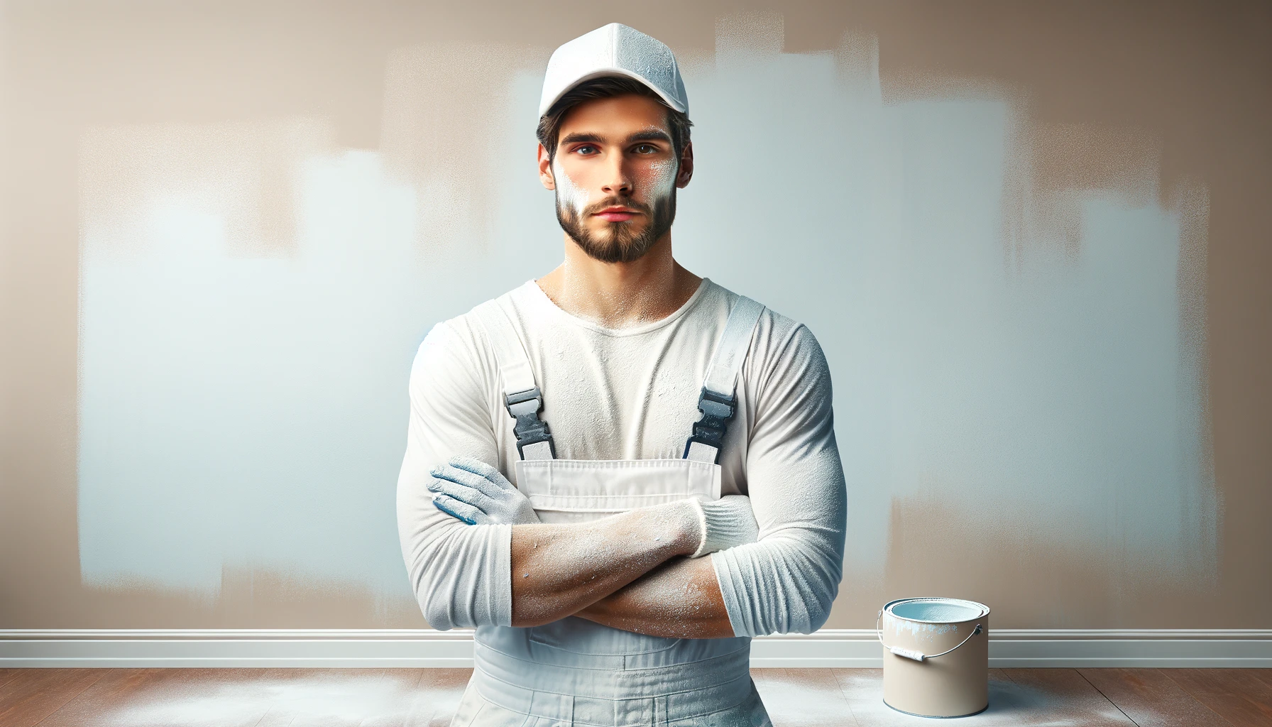 Peintre qui fait des trava