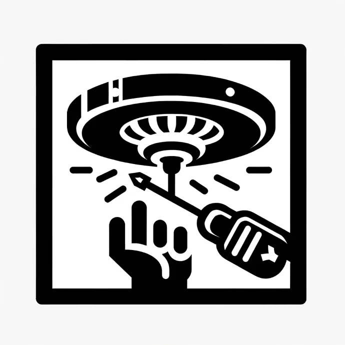 Pictogram of a kitchen fan